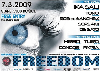 FREEDOM (7.3. Stars Club Košice) FREEDOM (7.3. Stars Club Košice)