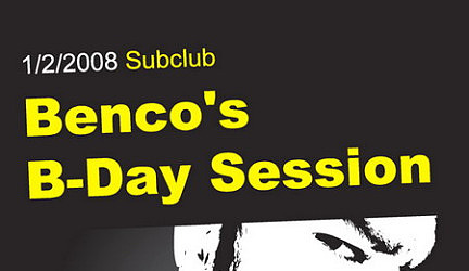 Dj Benco B-Day Session