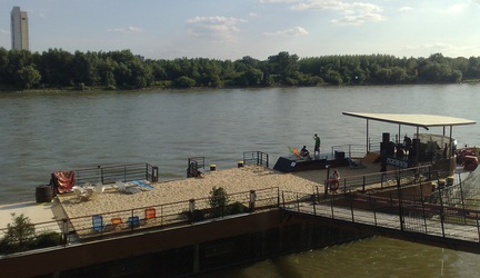 Dubflex Open Air party na lodi na Dunaji