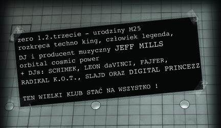 Kráľ techna JEFF MILLS vystúpi vo varšavskom superklube M25 už o týždeň! Supportuje DJ Schimek! 